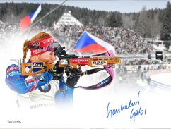 Gabriela Soukalová - MK Expo Pardubice - Signed Artwork, numbered xx/10
