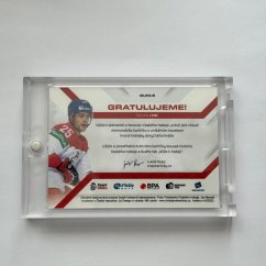Radan Lenc 2021/22 MK Národní tým Game Used Memorabilia RED 18/40