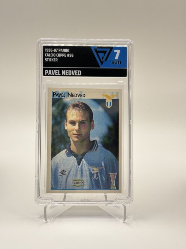 1996/97 VG 7 Panini Pavel Nedvěd Calcio Coppe Lazio