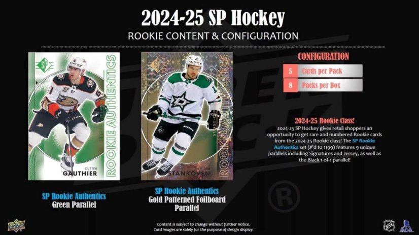 2024/25 UD SP Hockey Blaster box