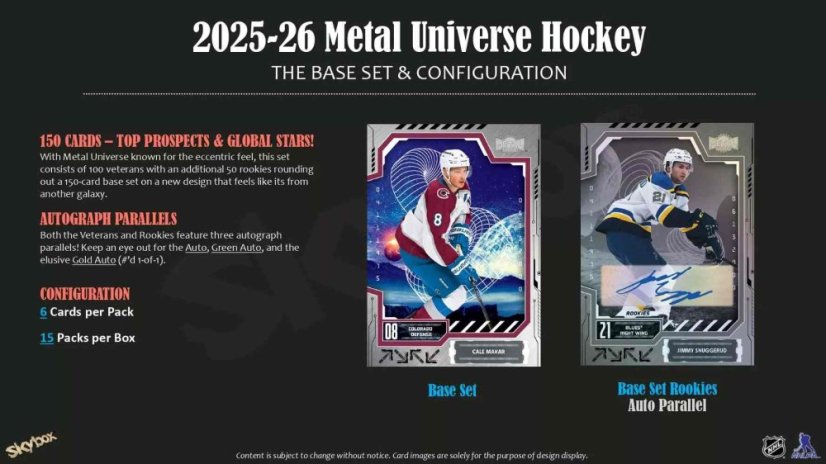 2025/26 UD Skybox Metal Universe Hobby Pack