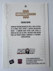 Oskars Batna 2025 MK 100 let na soutoku - Cards EXPO ražba