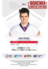 David Špaček 2022/23 MK Silver Medalists U20 -  Bohemia Chips edition