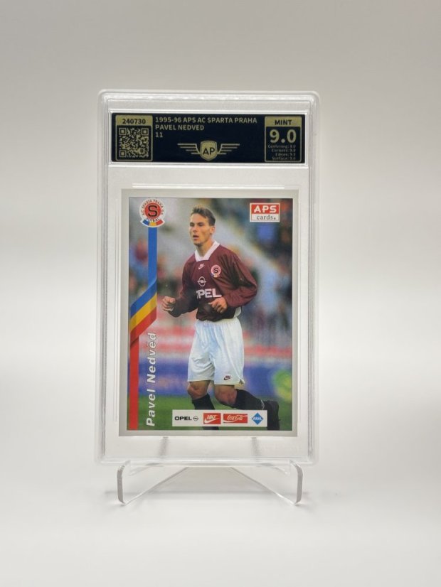 1995/96 AP 9 APS AC Sparta Praha Pavel Nedvěs #11 (240730)