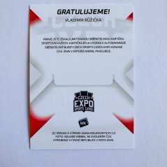 Vladimír Růžička 2026 MK Cards EXPO Pardubice - Podpisová kartička