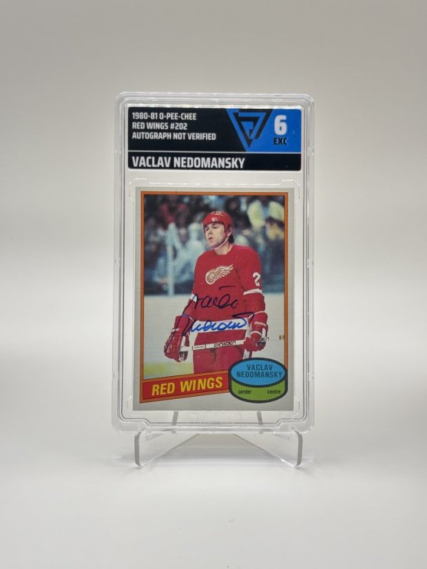 1980/81 VG 6 O-Pee-Chee Václav Nedomanský Detroit Red Wings
