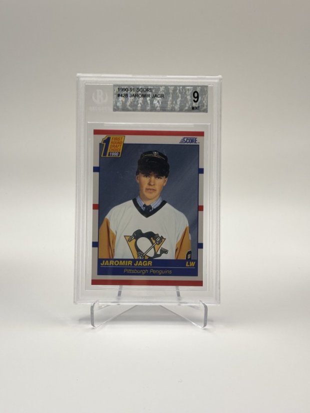 1990 Beckett 9 Score Jaromír Jágr #428 (0001684057)