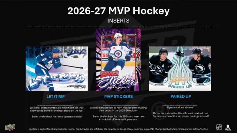 2026/27 UD Hockey MVP Retail balíček