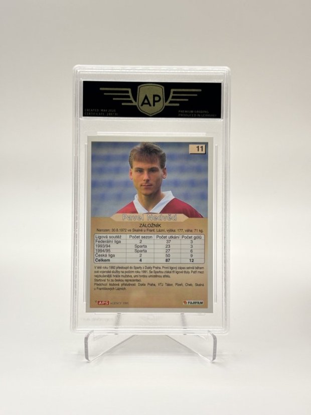1995/96 AP 9 APS AC Sparta Praha Pavel Nedvěs #11 (240730)