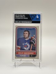 1975/76 VG 4 Hockey Vaclav Nedomansky Toronto Toros auto