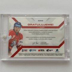Filip Chlapík 2021/22 MK Národní tým Game Used Memorabilia RED 17/40