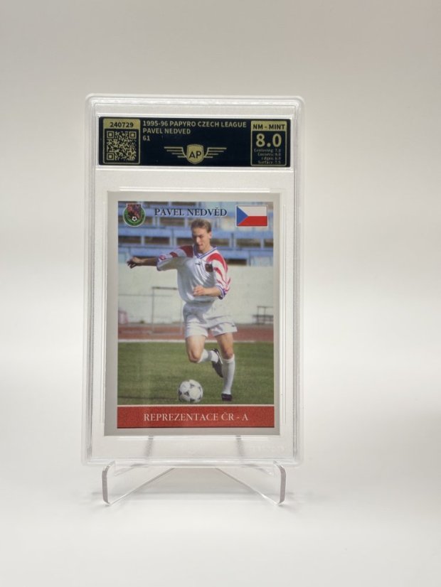 1995/96 AP 8 Papyro Czech League Pavel Nedvěd #61 (240729)