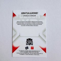Jaroslav Chmelař 2026 MK Cards EXPO Pardubice Autograph Silver Rainbow 1of150